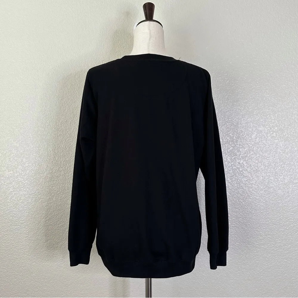 Def Leppard Women's Crewneck Christmas Holiday Graphic Sweatshirt, Sz Large - Image 9