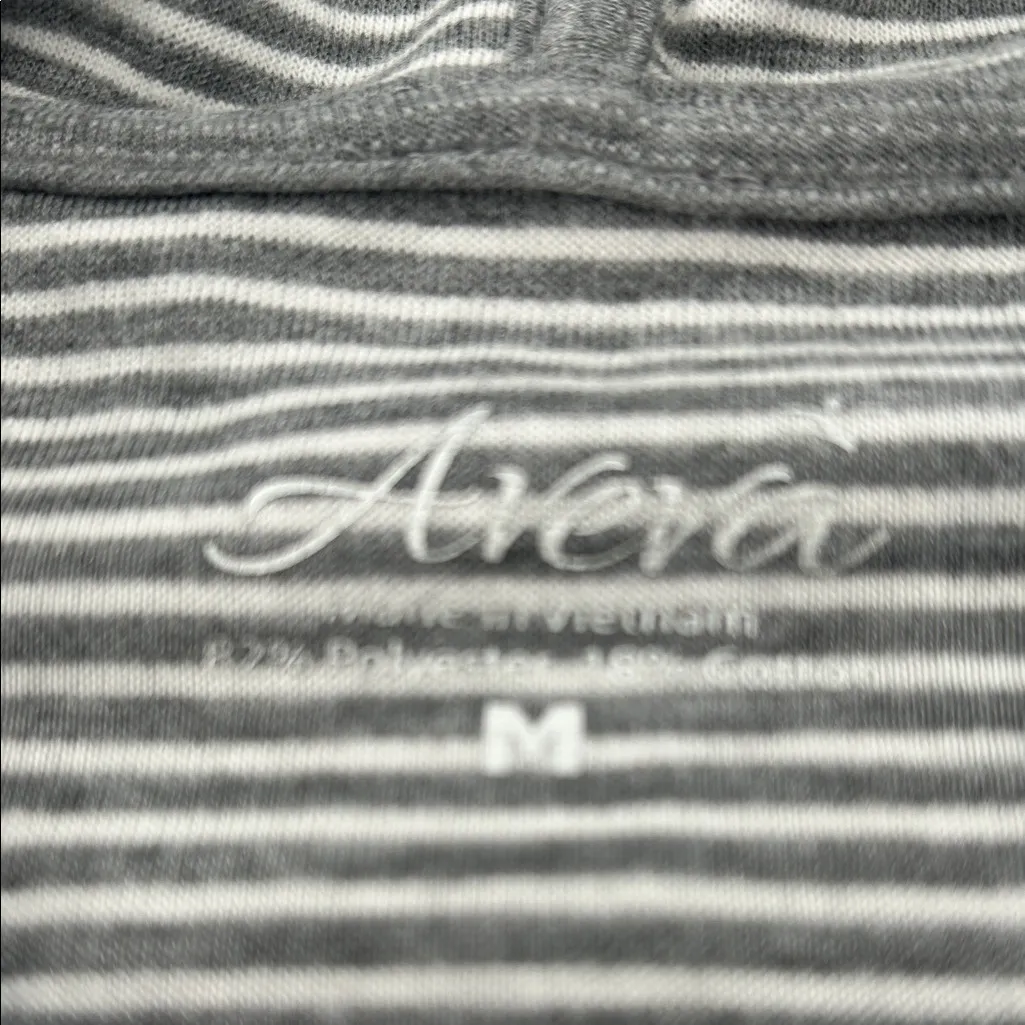 Gray and White Striped Hooded Vest - Image 3