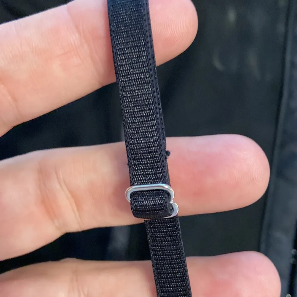 Free People Bodysuit size L color black adjustable stripes please see all photos - Image 8