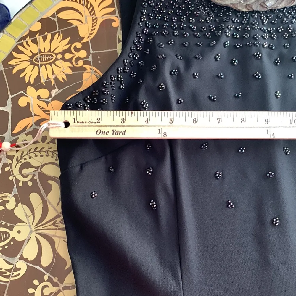 CDC Formal Maxi Dress with Beading Sz:12 - Image 9