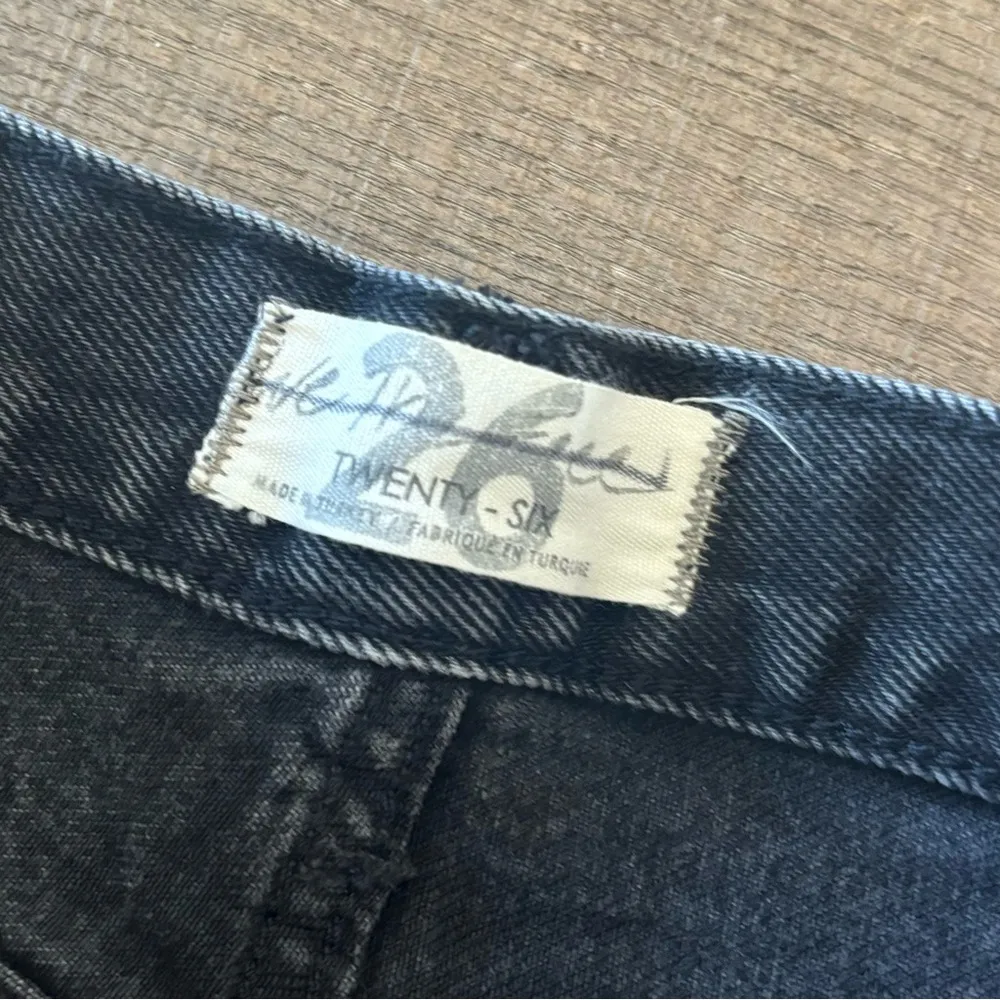 we the free people ripped raw hem jorts long jean shorts - Image 4