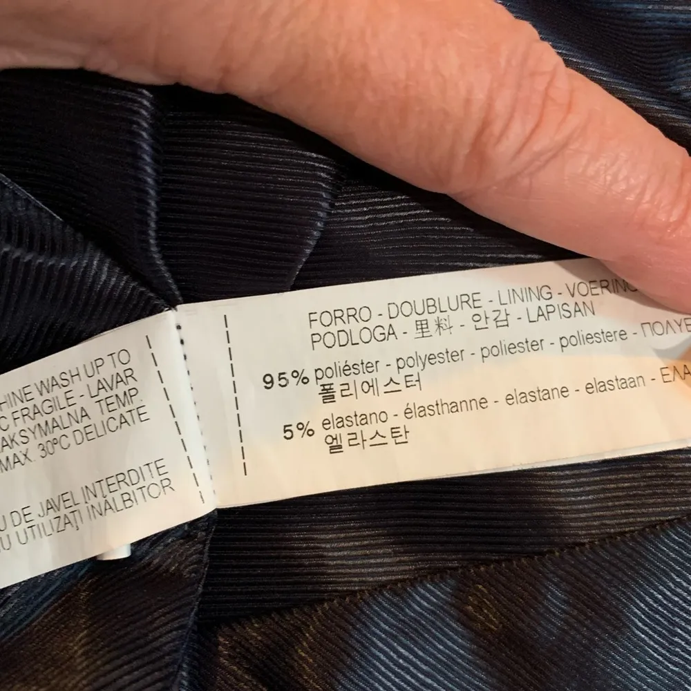 ZARA WOMAN PINSTRIPE SLEEVELESS DRESS Size XS X-Small - Image 8