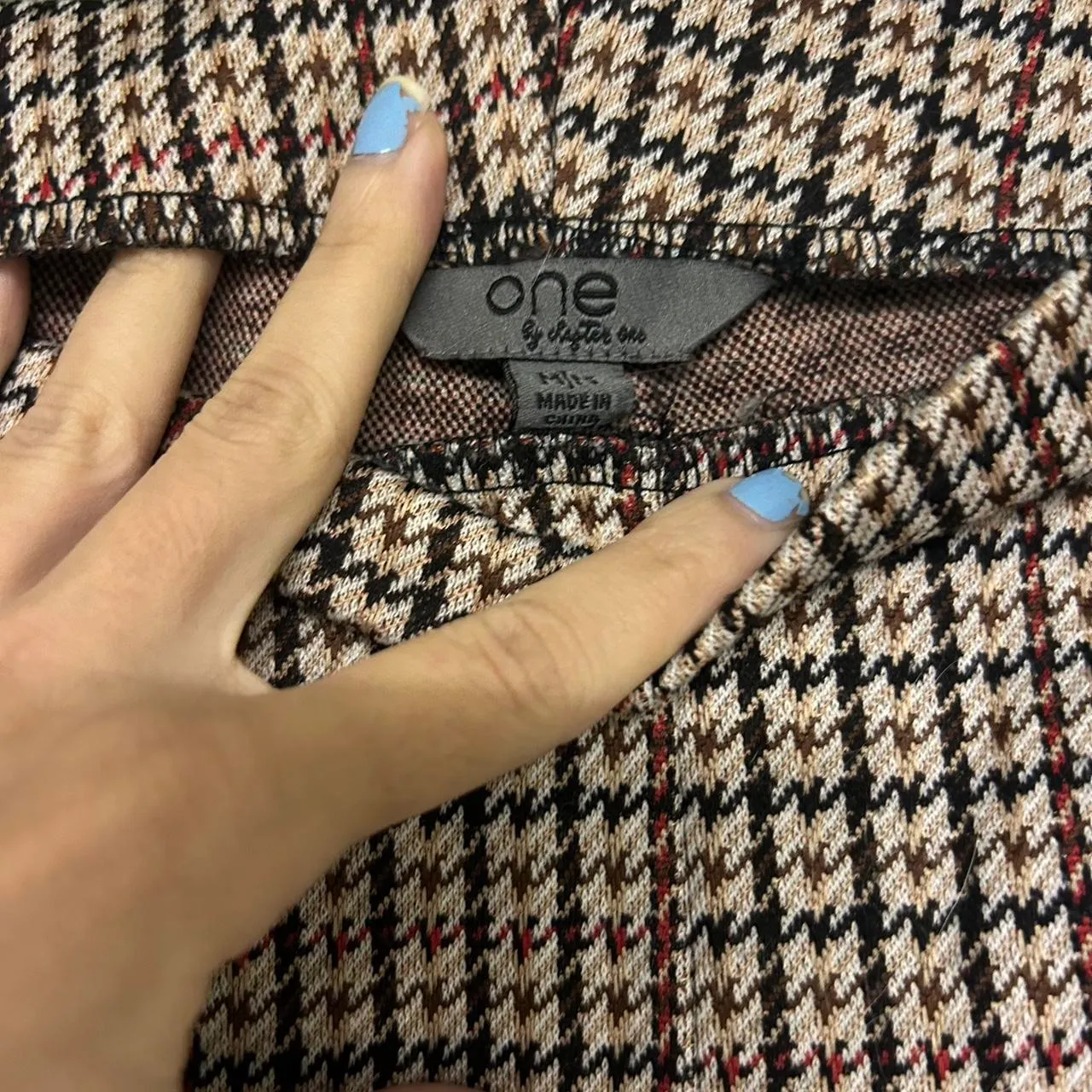 Printed Skinny Comfortable Pants Size M - Image 2