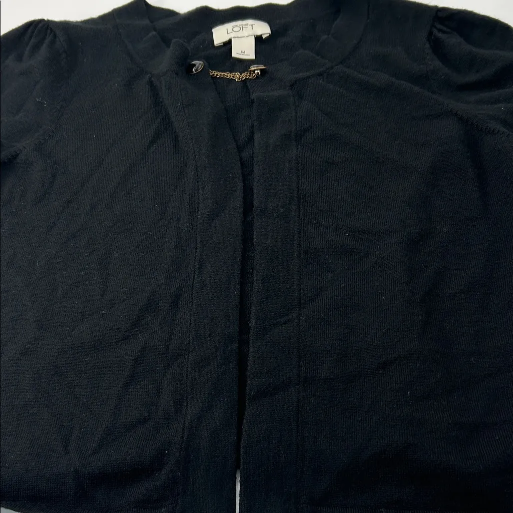 LOFT Classic Black Knit Sweater - Image 9