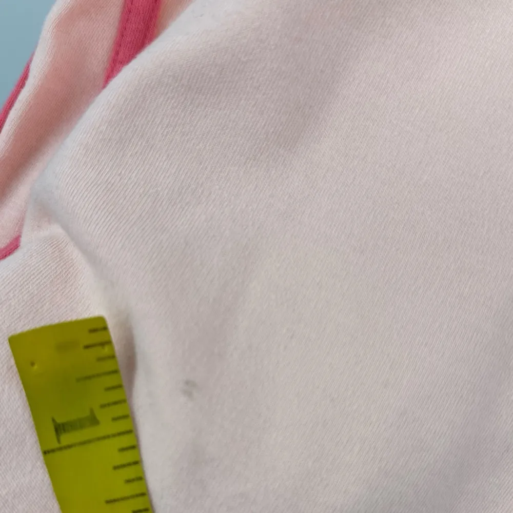 Vintage Y2K Pink Baby Tee Size Large - Image 2