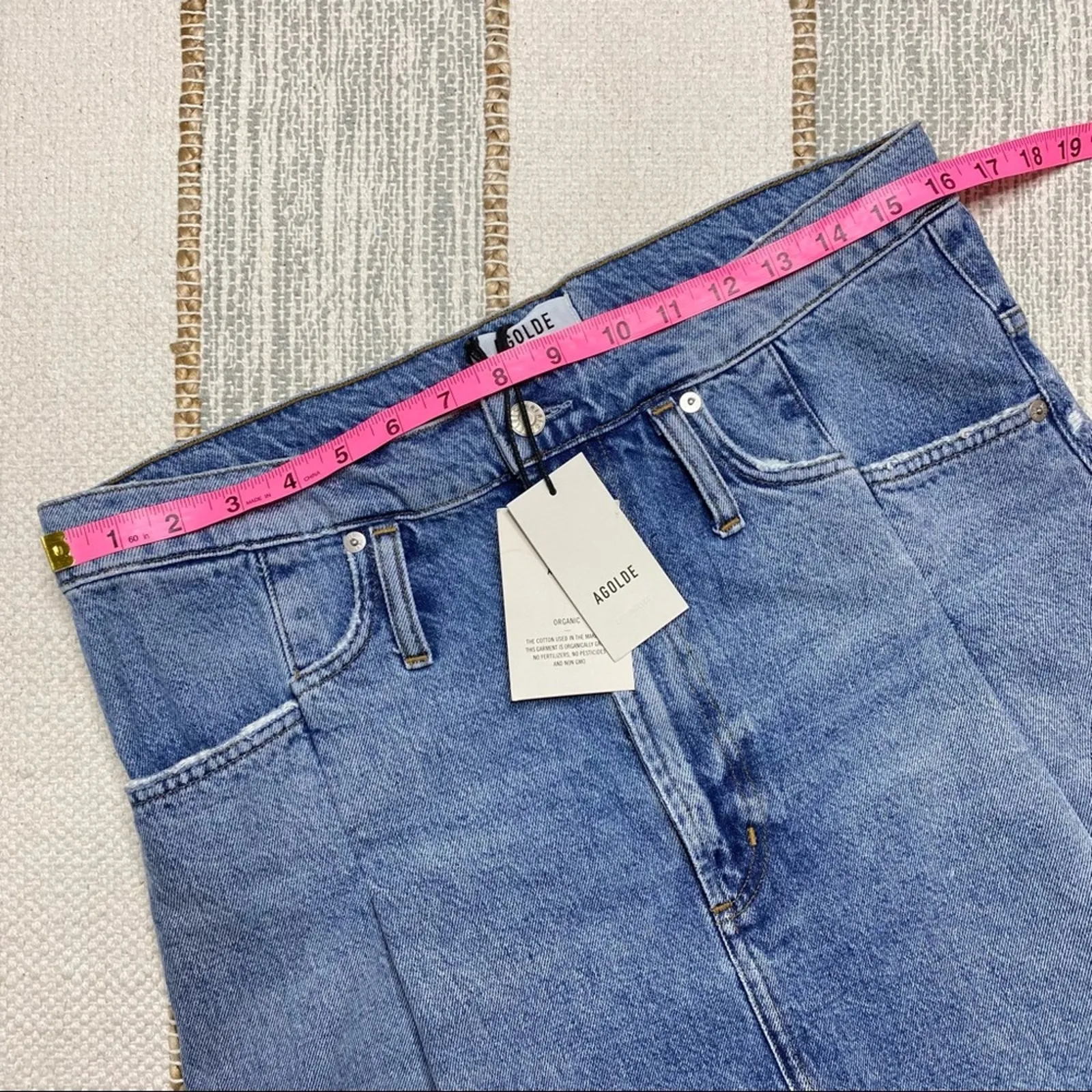 Agolde Reworked 90’s Denim Mini Skirt In Revival Women’s 28 - Image 3