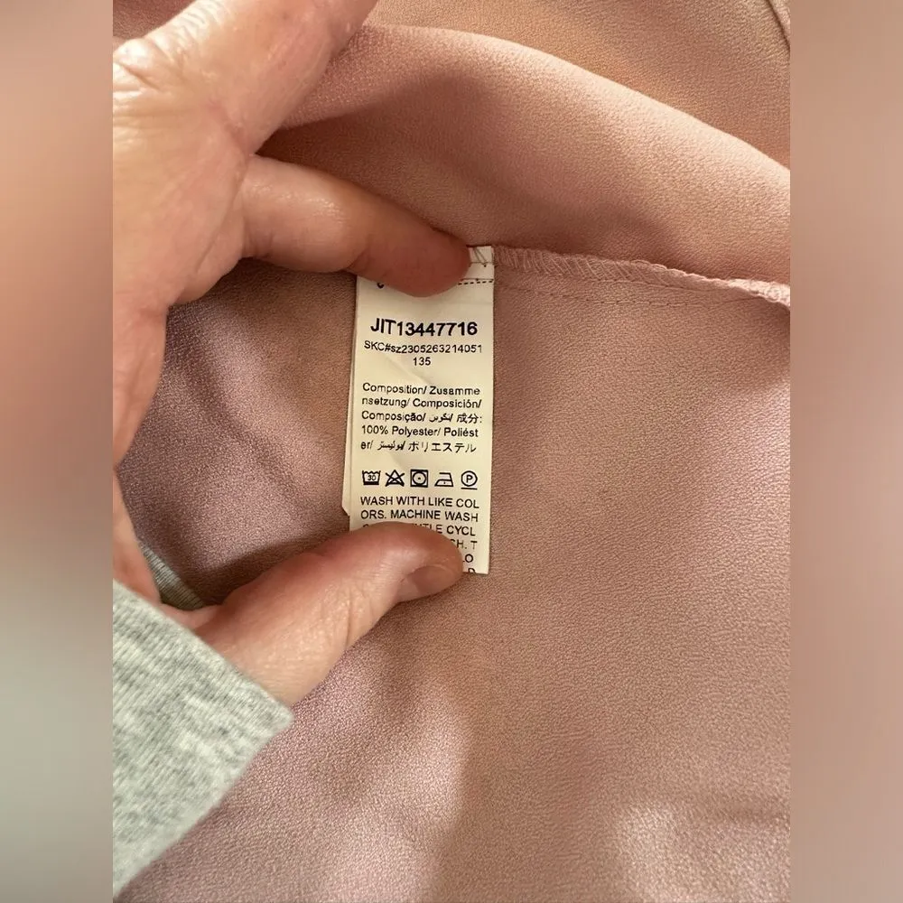 Women’s Emery Rose Lace Sleeve Blouse Dusty Pink (663) Size 1X - Image 5