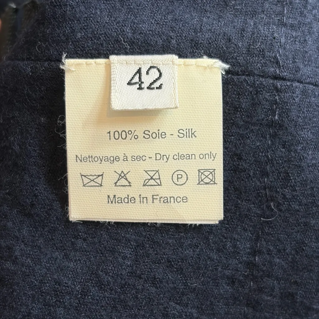 Lanvin hiver 2006 vintage designer designer black tiered skirt rare size 42(28) - Image 11