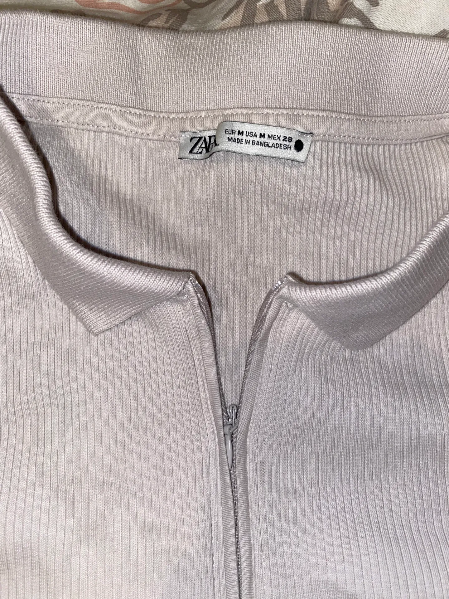 Ribbed Collar Top - Image 4