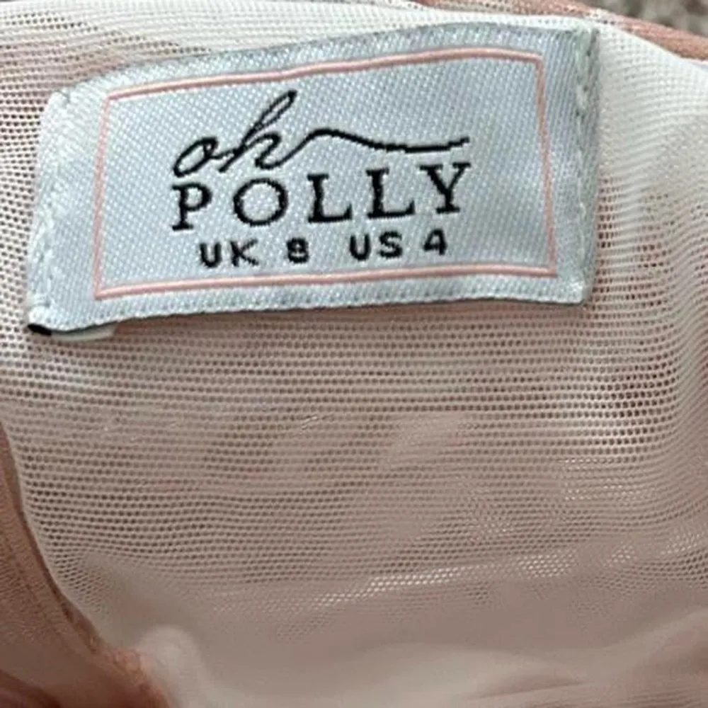 Oh Polly cheetah ruched pink bustier animal instincts mini dress size 4 - Image 6