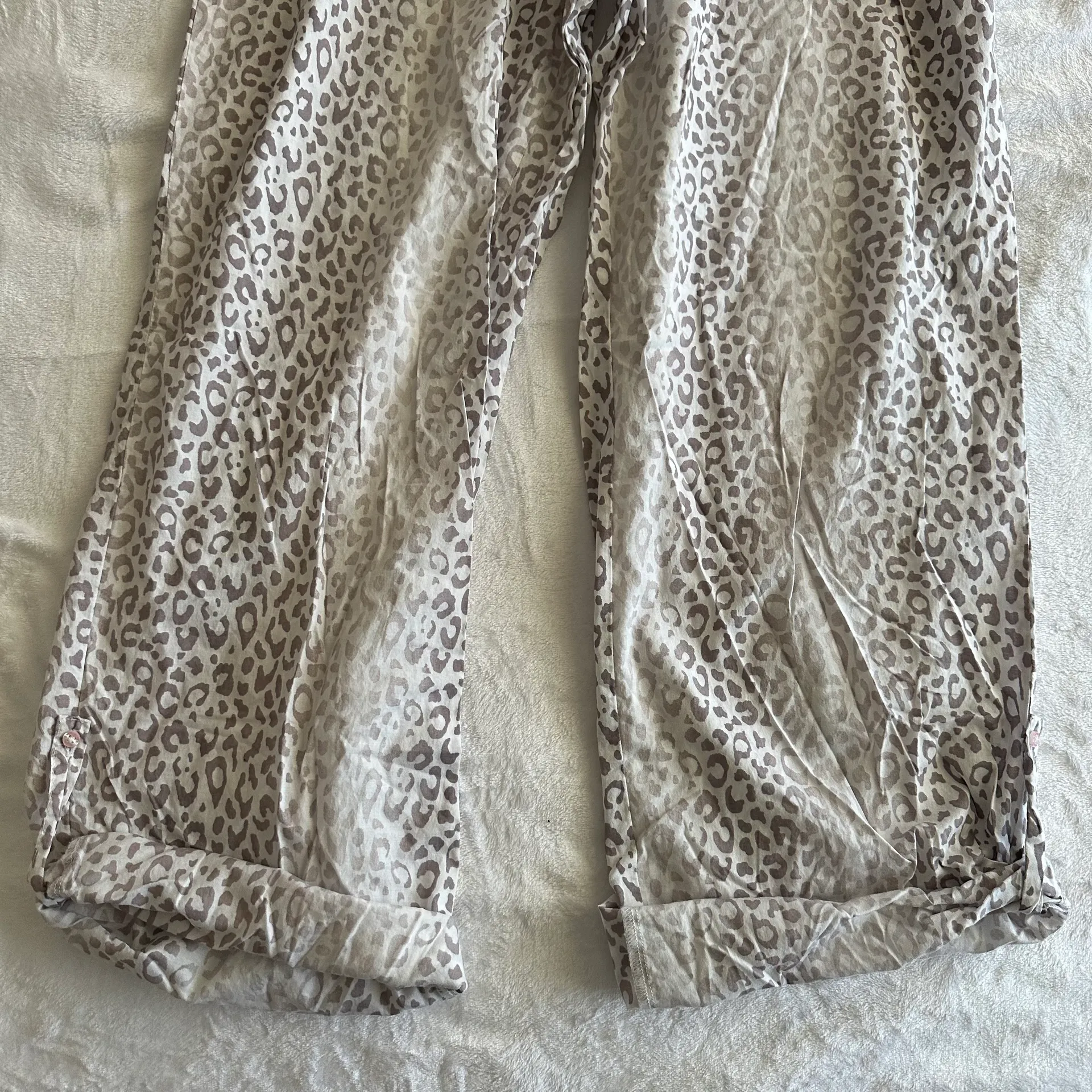 Leopard Print Pajama Pants - Image 5