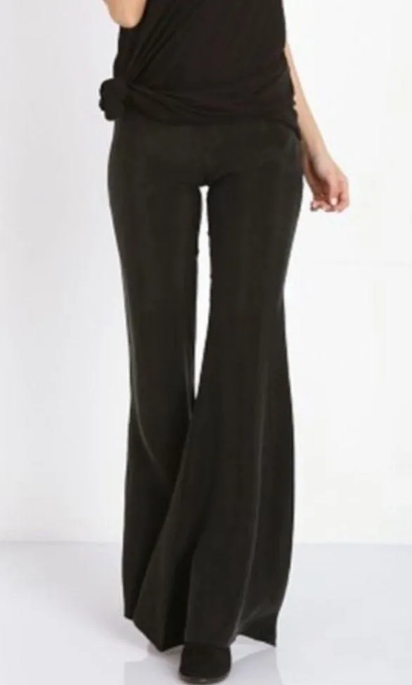 Flynn Skye Printed Pant Elastic Waist Wide Leg Flare Boho - Image 2