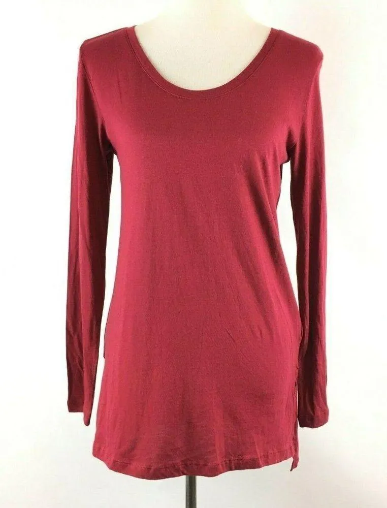 ABOUND Red Long Sleeve Everyday Tee - Image 2