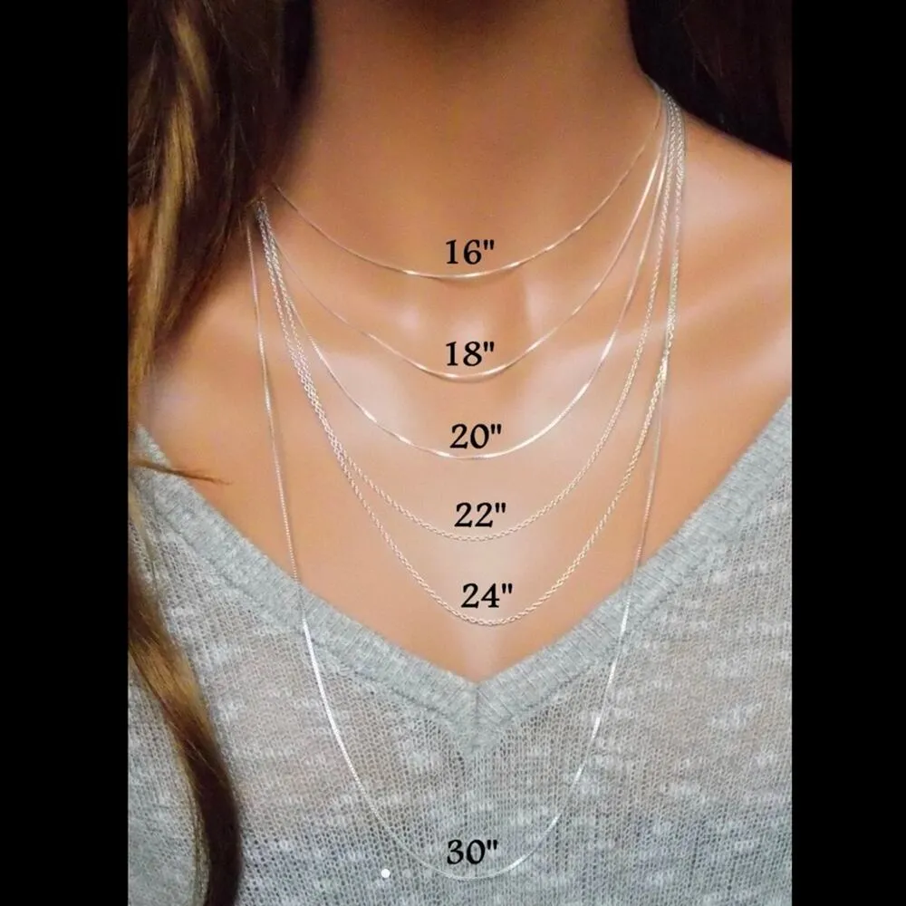 Sterling Silver Cable Chain w/ Pendant - Image 6