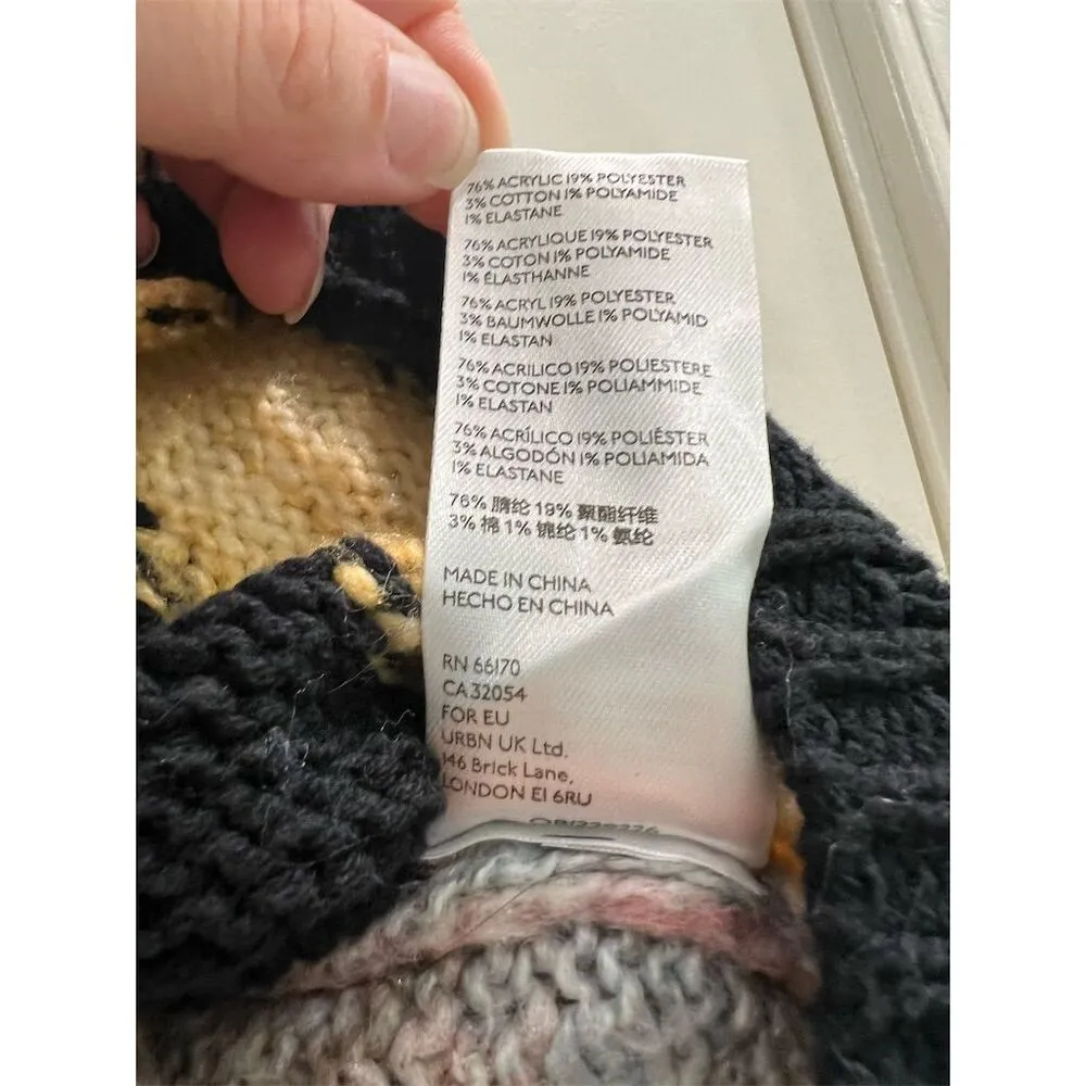 Urban Outfitters Women's Multicolor Knit Sweater Size S Pullover Casual - Image 6