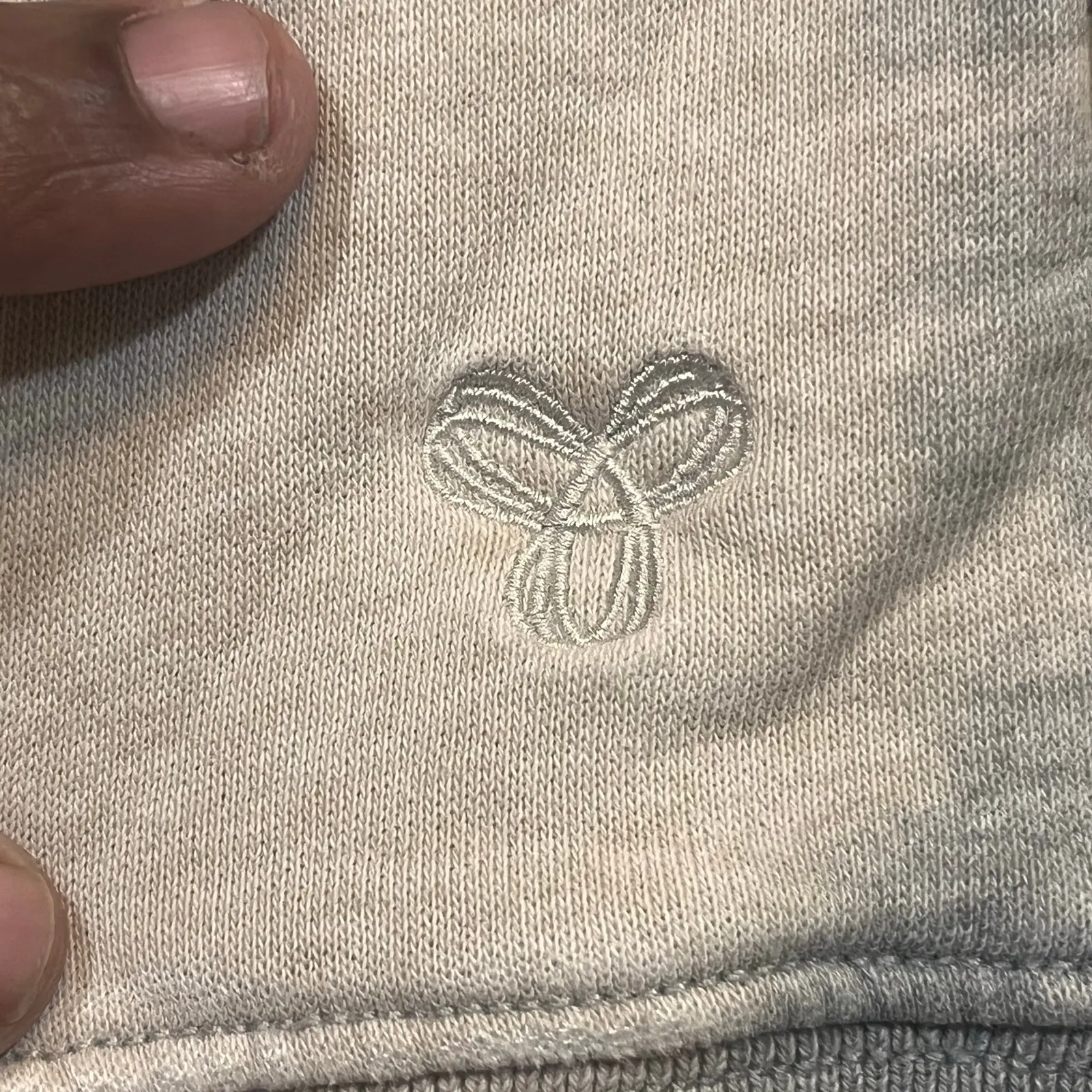 Aritzia TNA Medium Tie Dye Hoodie Cropped Kangaroo Pocket Casual Lounge Blue - Image 6