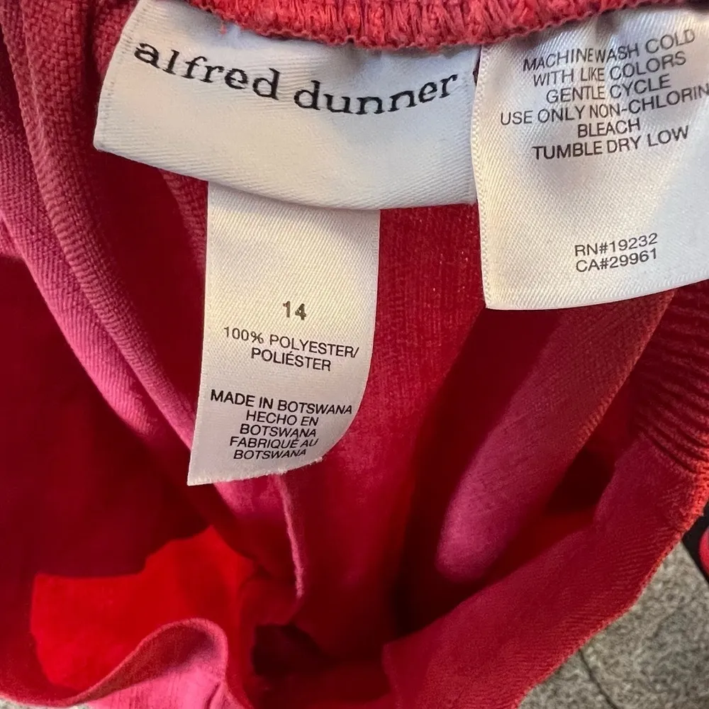 Vintage Alfred‎ Dunner Pants Suit Size 14 - Image 12