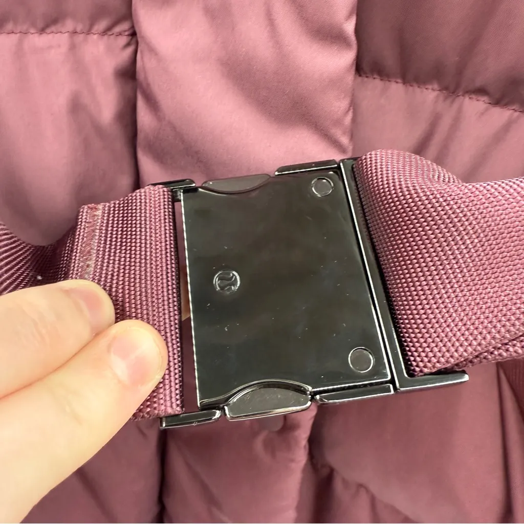 Lululemon Wunder Puff Waist Down Puffer Jacket in Cassis Plum Purple Sz‎ 8 - Image 14