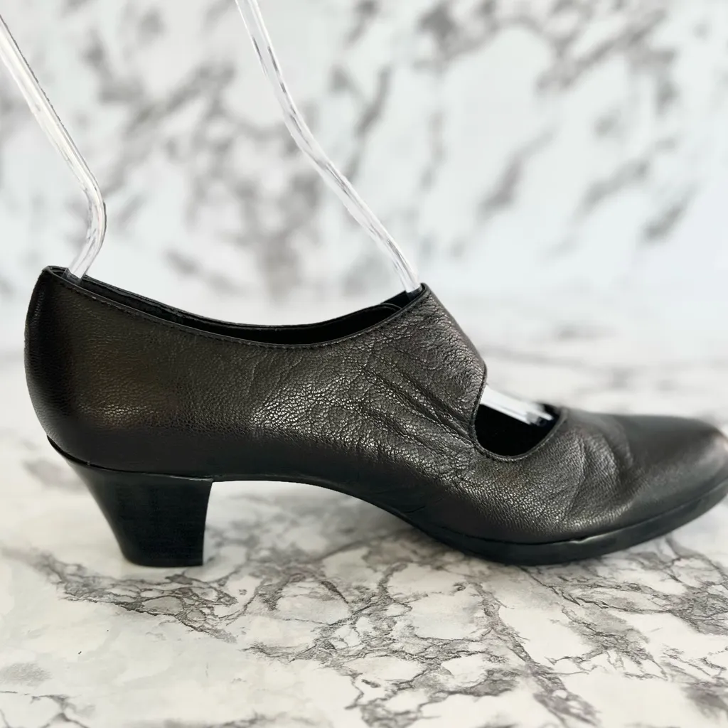 Munro Leann Black Mary Jane Super Slim Pumps 8.5 AAAA narrow - Image 12