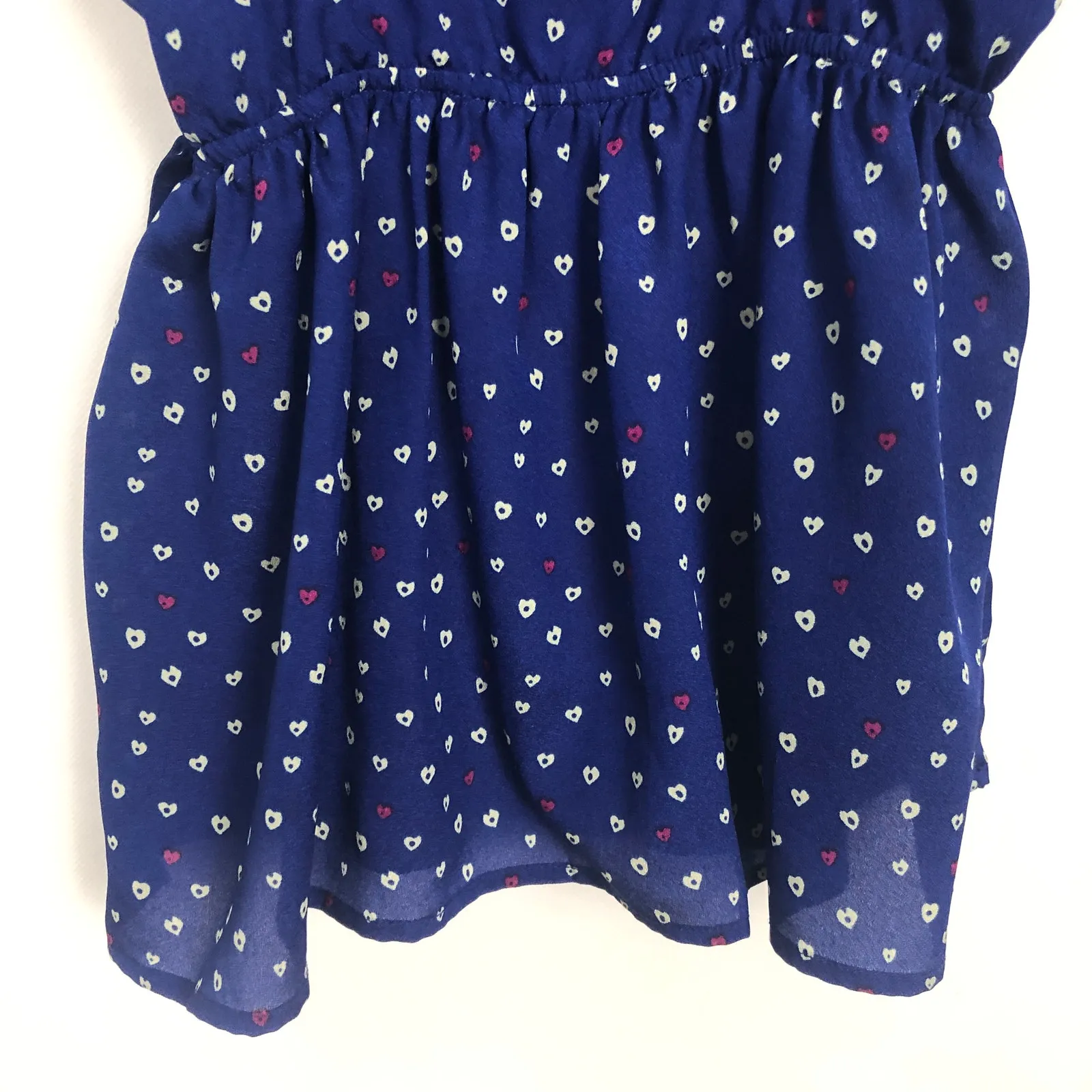 Forever 21 Top Womens Small Heart Print Dainty Romantic Whimsical Girly Coquette - Image 8