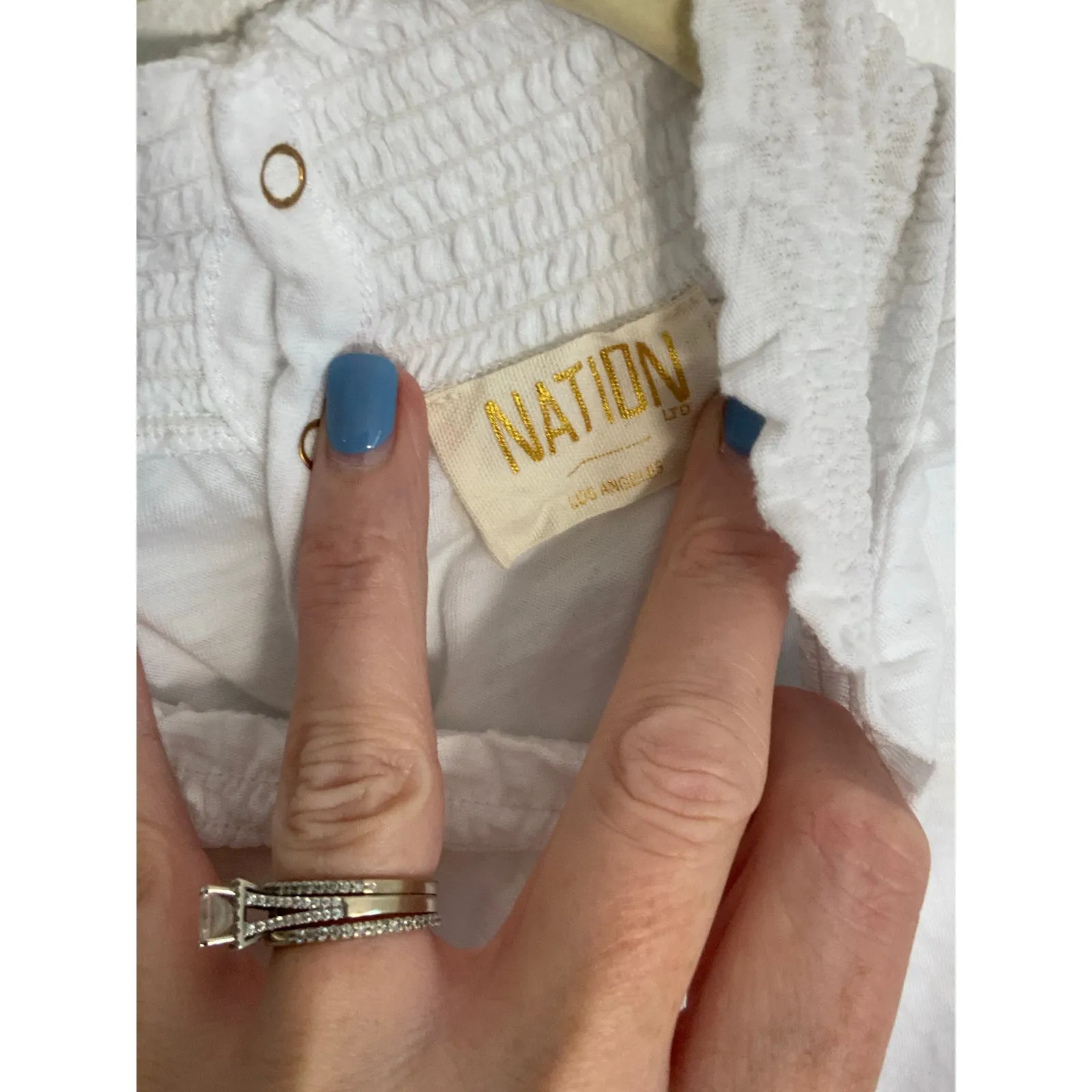 Nation White blouse size‎ small - Image 2