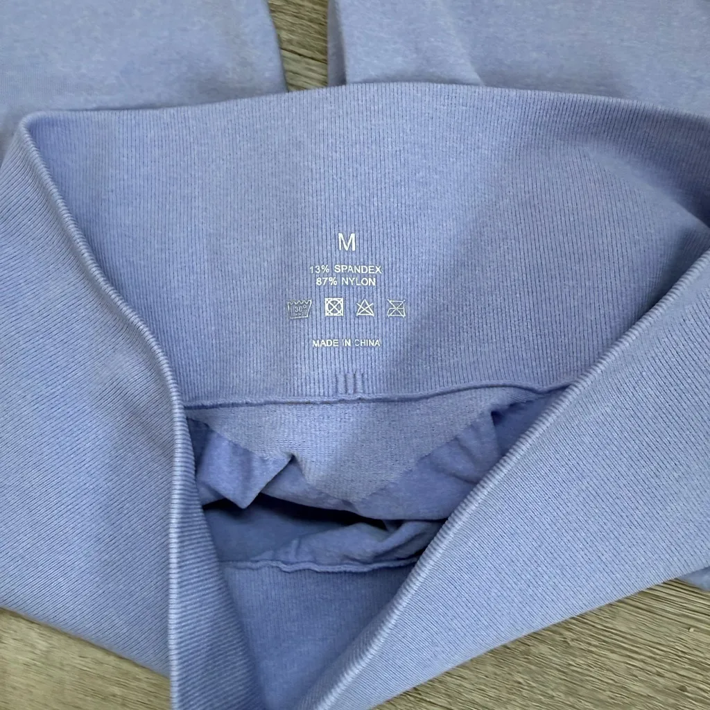 NVGTN Women's Sz Medium Pro Shorts High Rise Light Purple New NWT - Image 4