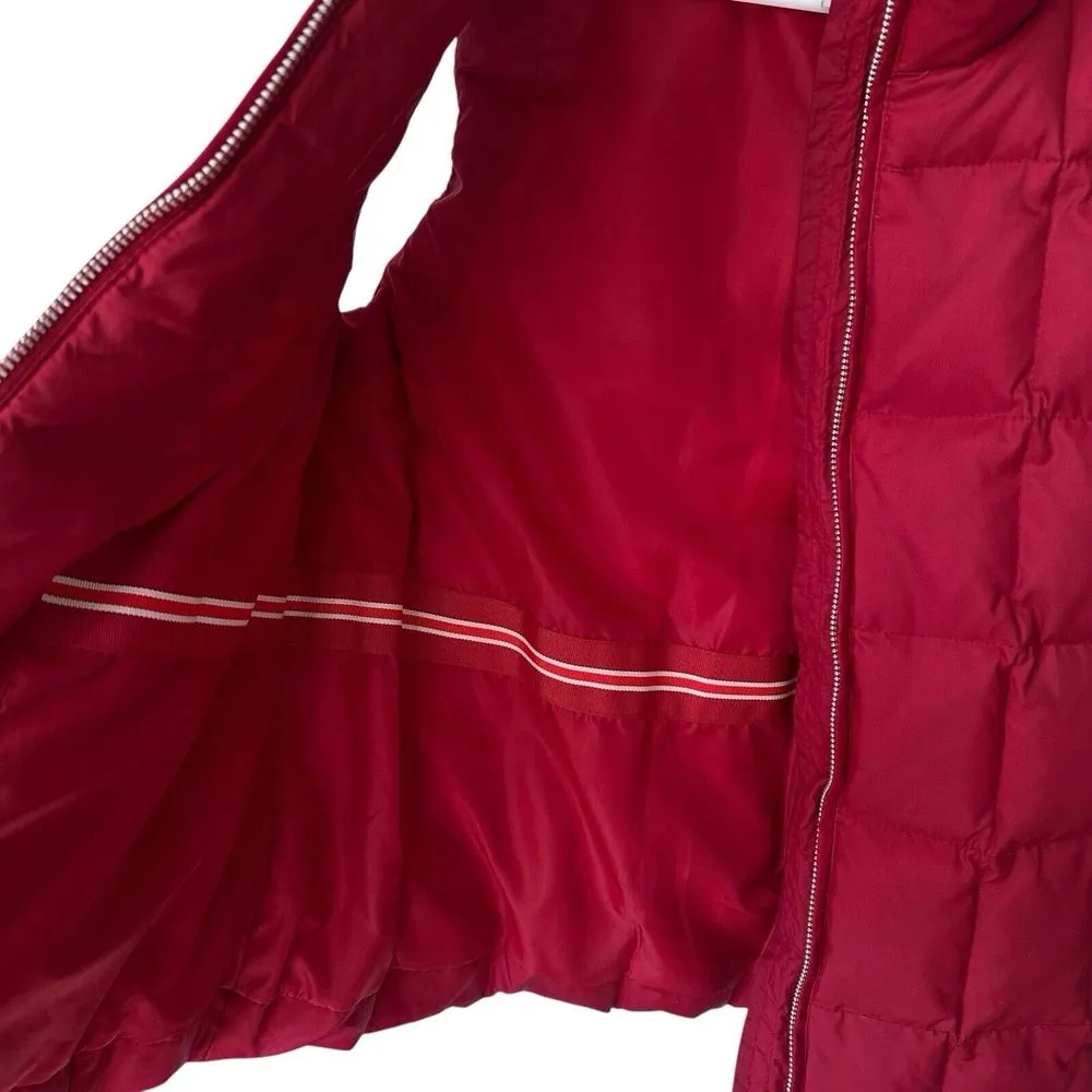 GAP Red Down Puffer Vest Women's‎ Size Medium VINTAGE Y2K - Image 6