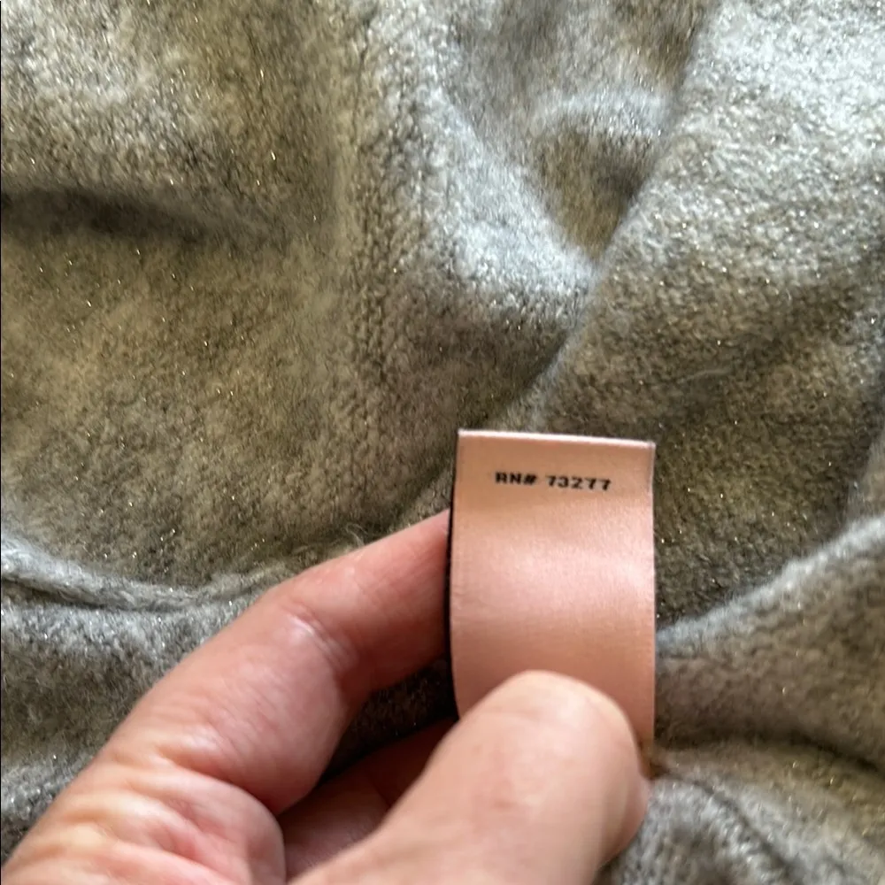 Juicy Couture Hooded Sweater Gray with some Embellishment and Pockets Size XS - Image 9