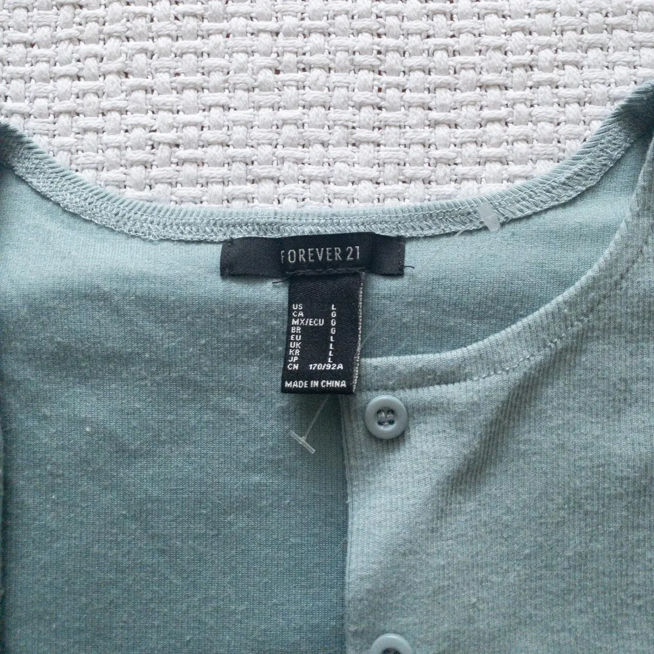 Light Blue Matching Cardigan And Bandeau Set - Image 2