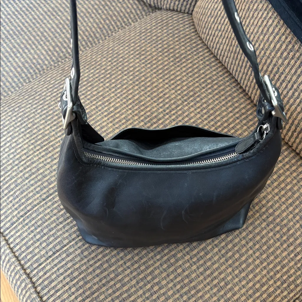 Coach 9058 Black Leather Shoulder Bag - Image 4