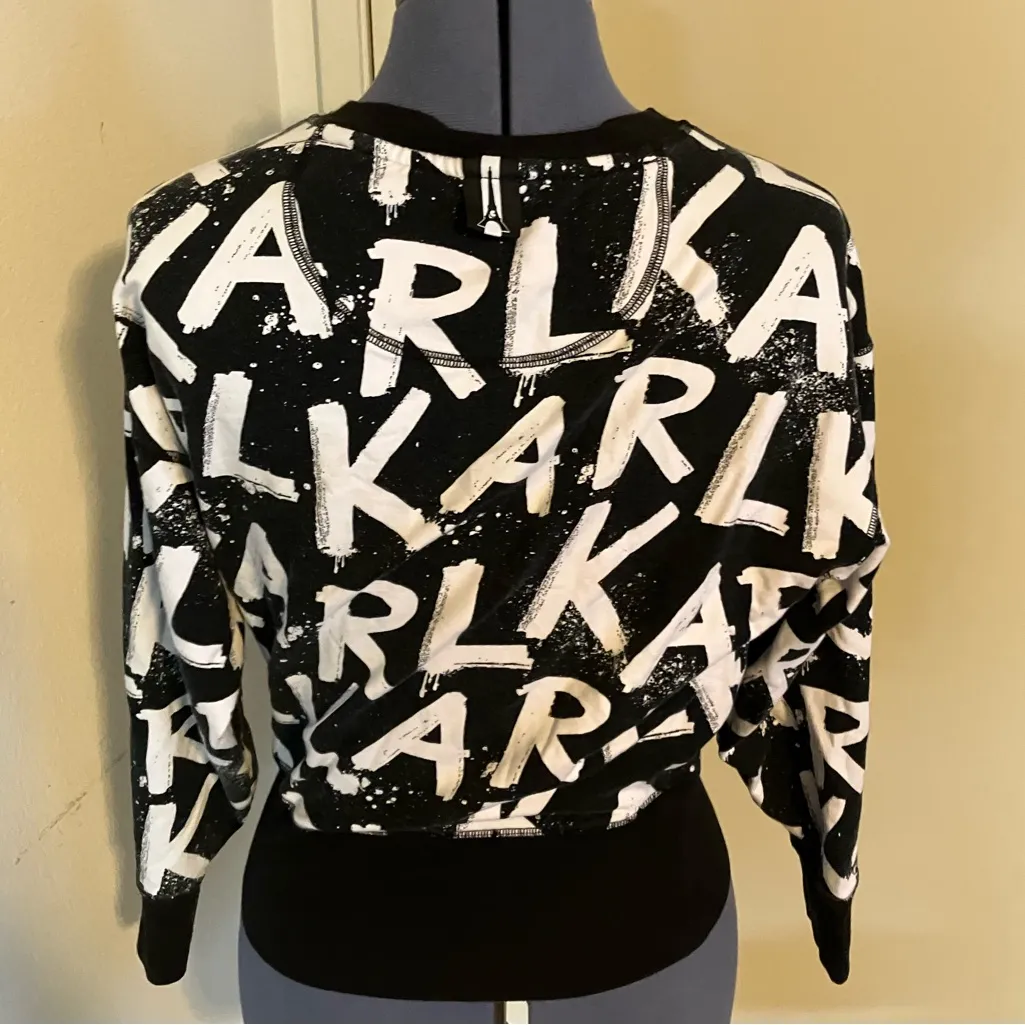 KARL LAGERFELD PARIS Graffiti Pullover - Image 4