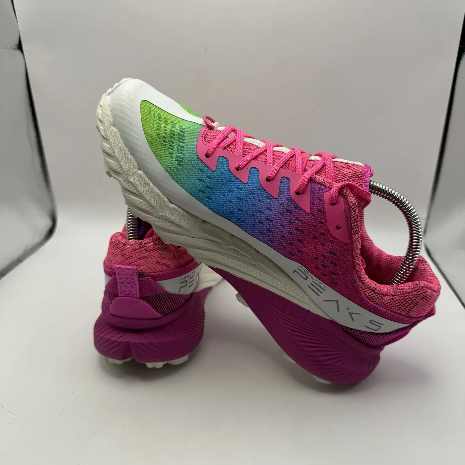 Merrell Agility Peak 5 Womens Size 10 Pink Rainbow Trail Running Shoes New - Image 6