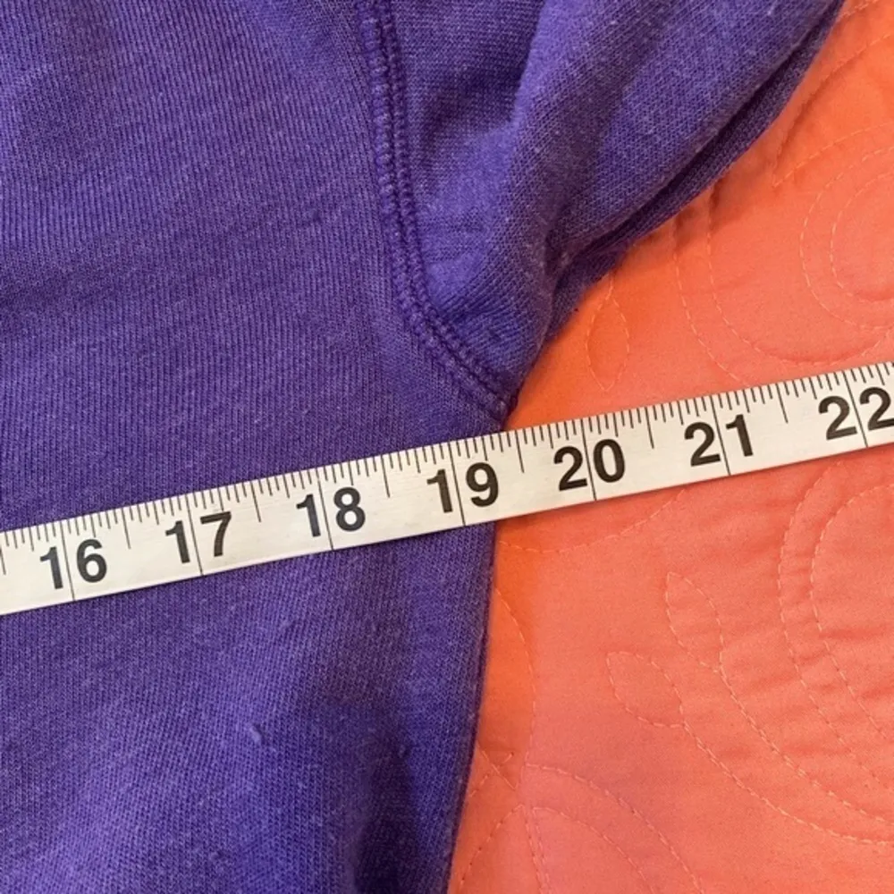 Women's Original Retro Brand Purple Clemson Tigers Pullover Sweatshirt Size M Size M - Image 8