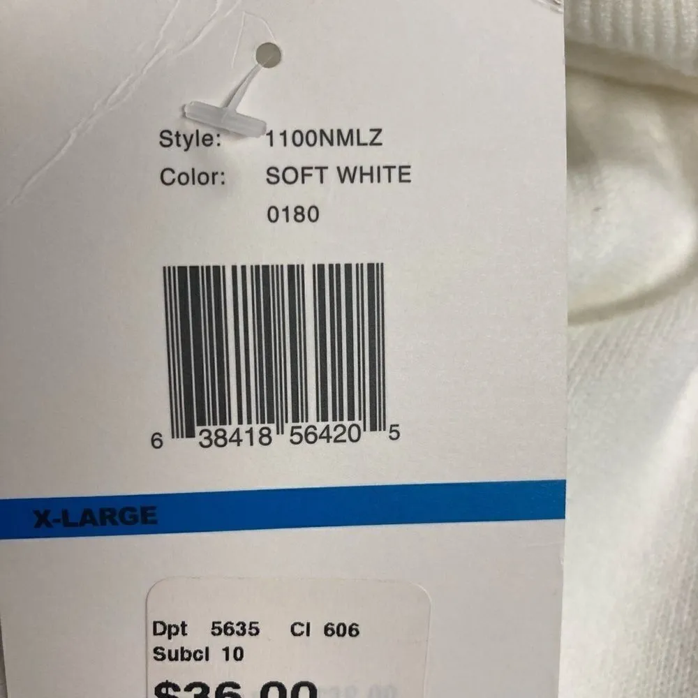 DESIGNER ORIGINALS,Women’s White XL Sweater, Back zipper closure, New with tags - Image 12