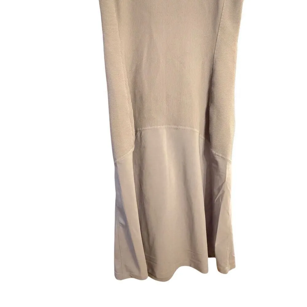 Athleta Pacifica Sleeveless Ribbed Midi Dress Women Sz Medium Lilac Purple Activ - Image 4