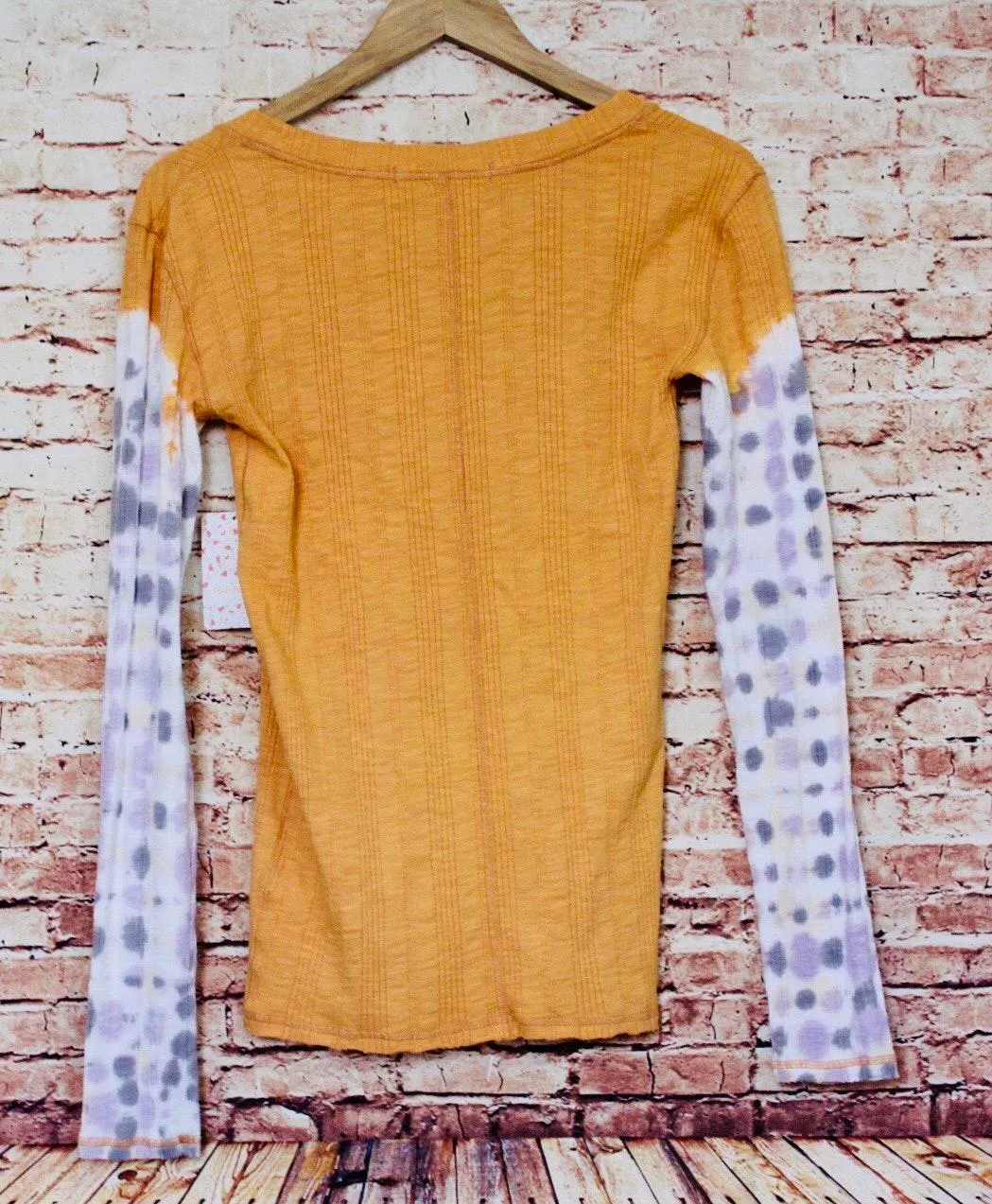 FP We the free | Amber Combo Scoop Neck Big Sur Copper Long Sleeve  - Image 4