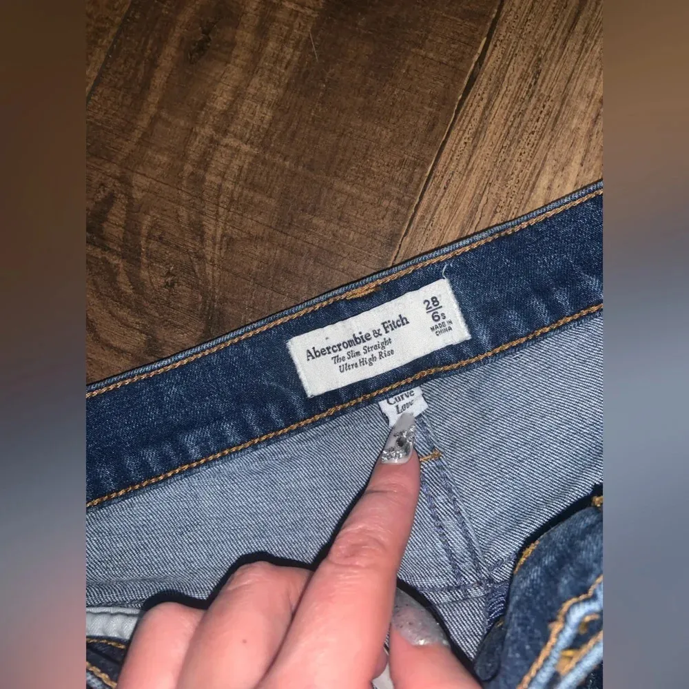 Abercrombie & fitch curve love slim straight ultra high rise 6 short $100 - Image 4
