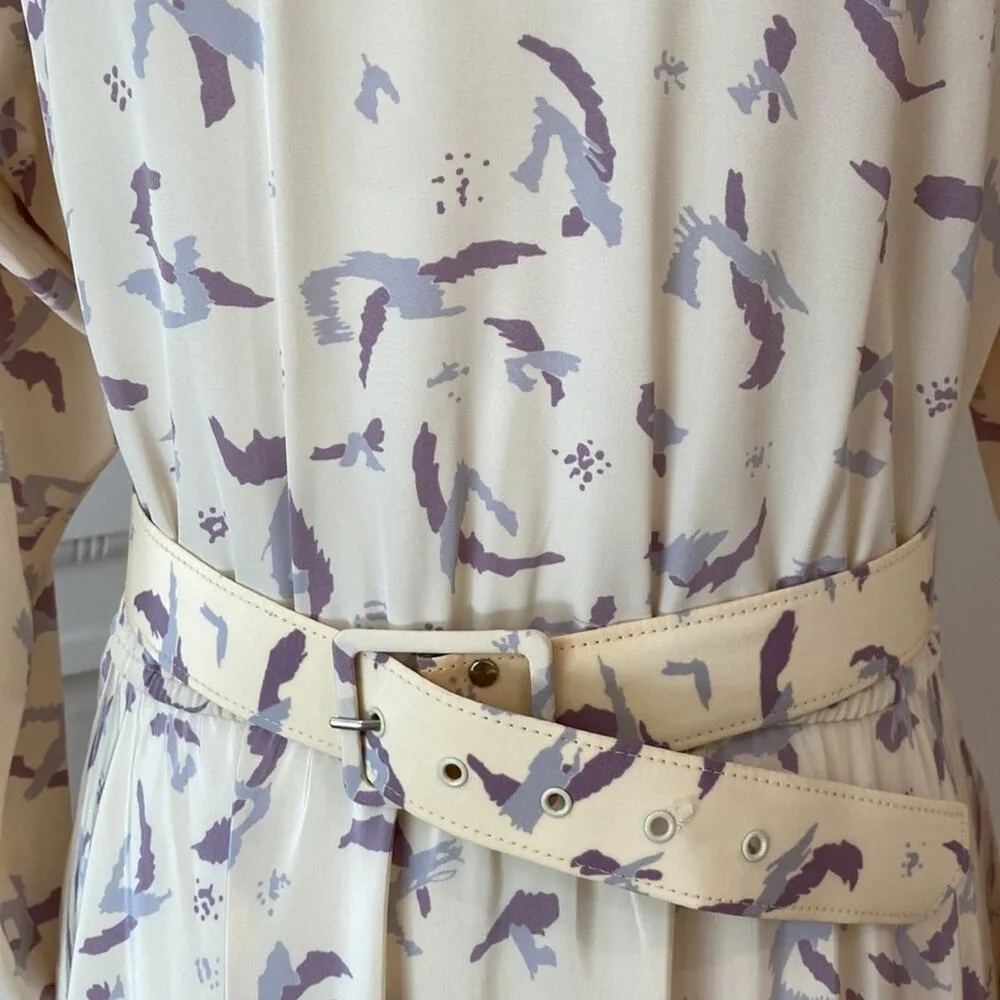 Vintage Dress 14 90s 80s Cottagecore Secretary Preppy Retro office RK Originals Purple - Image 15