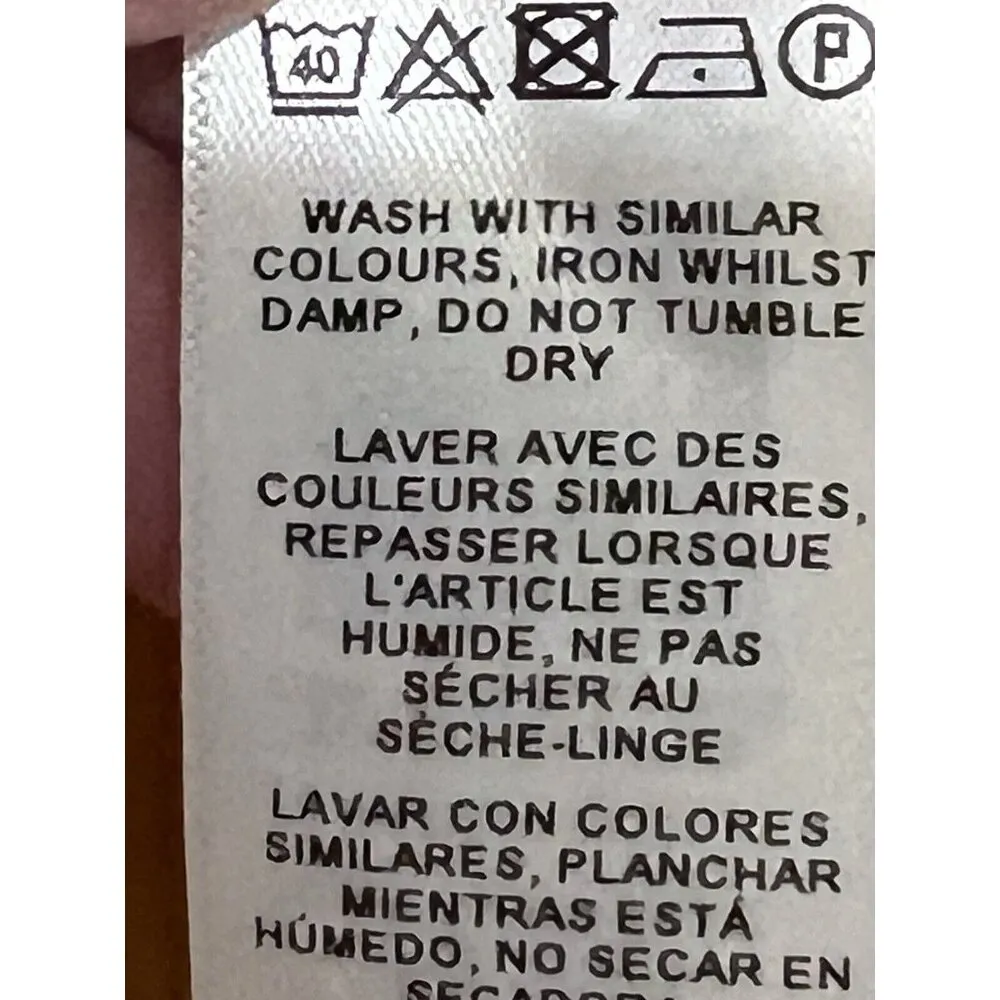 ASOS LACE INSERT SHIRRED WAIST SKATER MINI‎ DRESS IN MUSTARD-YELLOW LACE SIZE 12 - Image 10