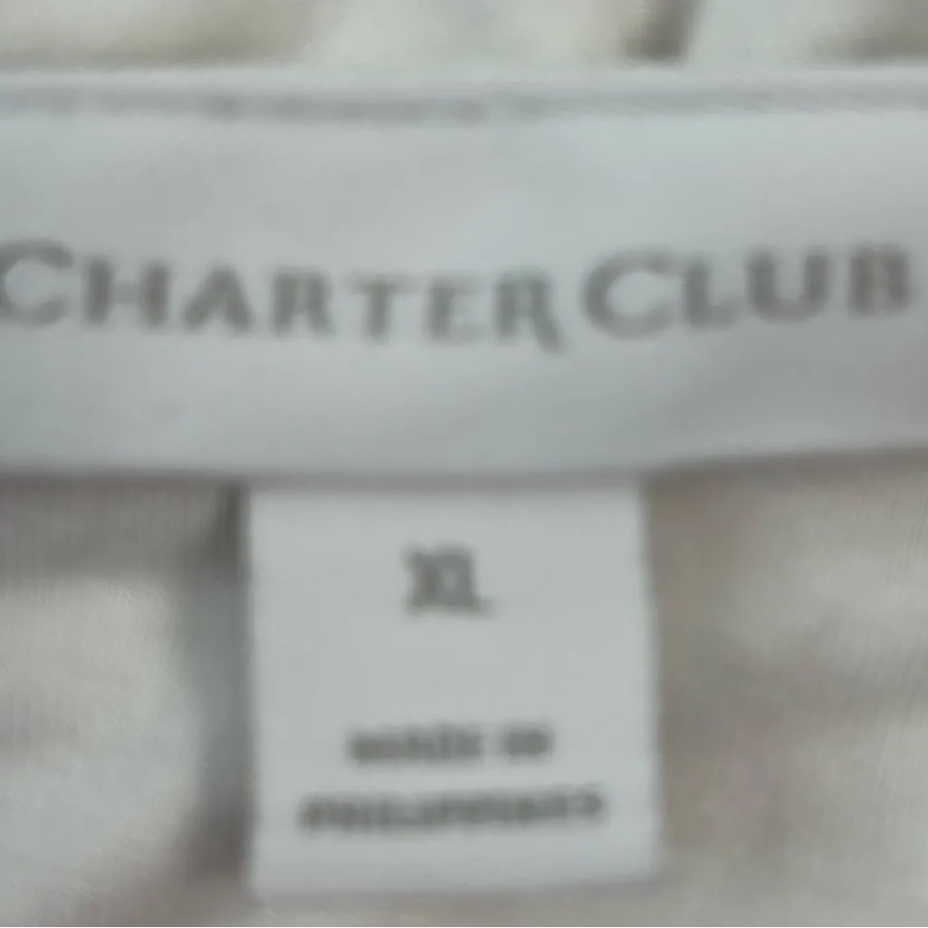 Charter Club XL Tiered Eyelet Sleeveless Classic White Dress - Image 6