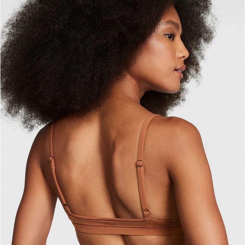 Victoria’s Secret PINK Powder Puff Cotton Triangle Bralette - Image 2