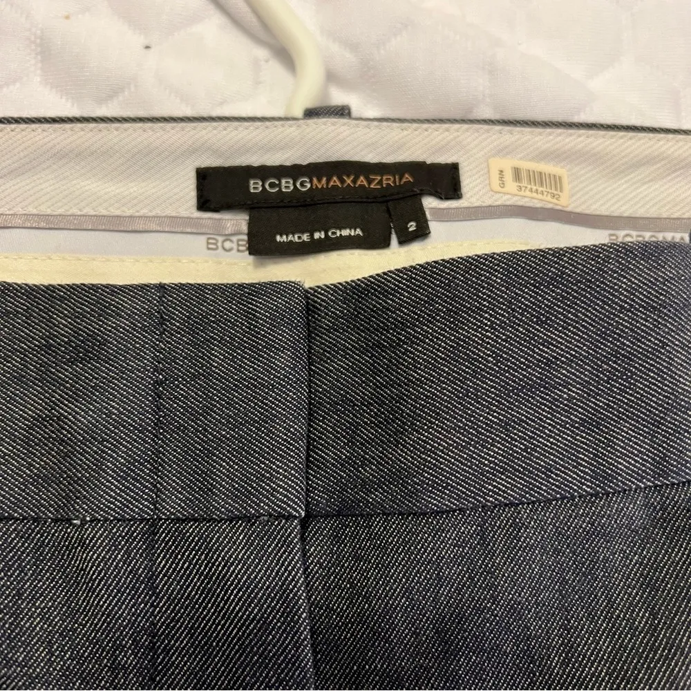 BCBGMaxAzria Behati Trousers Dark Gray Blue 2 - Image 11