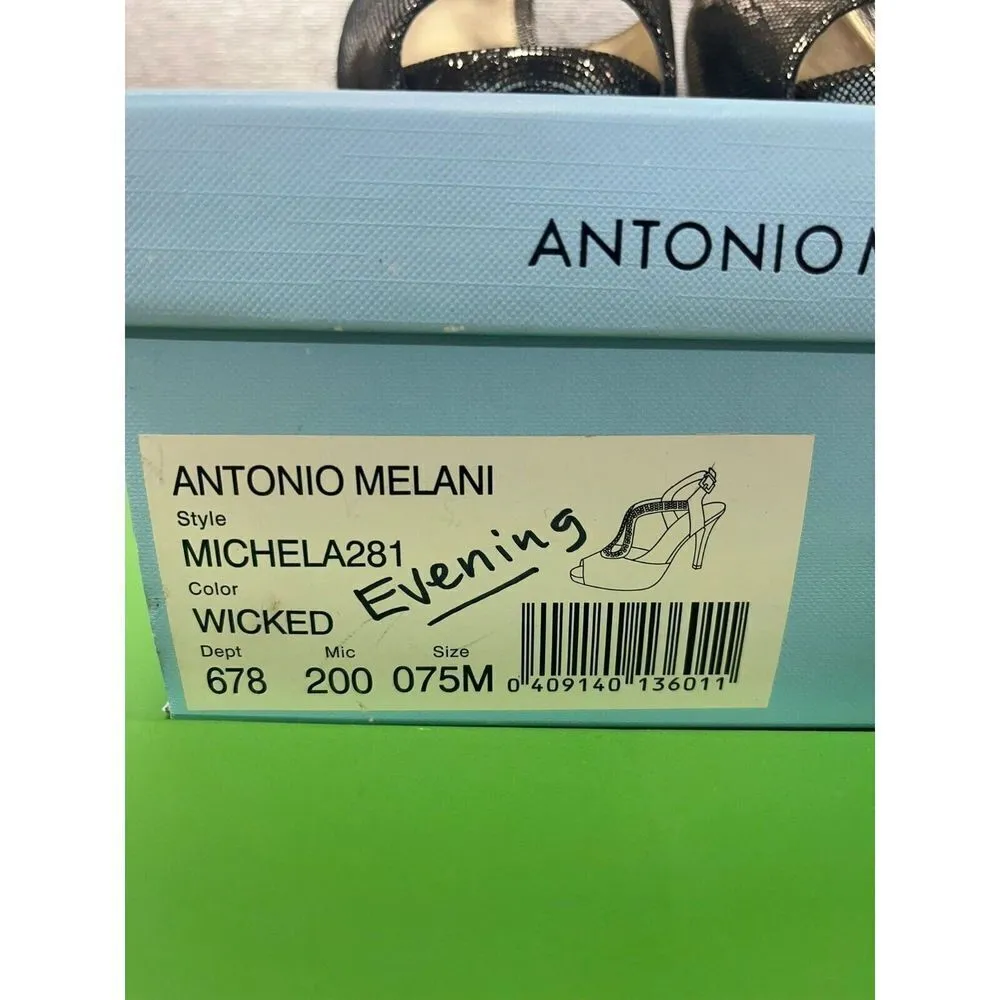 Antonio Melani MICHELA281 Heel Womens Size 7.5M Wicked Open Toe Comfort Buckle - Image 5