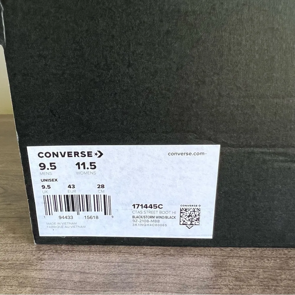 Converse Chuck Taylor All Star 3M Street Boot Hi Unisex Size 11.5 or 13.5 #B1628 - Image 2