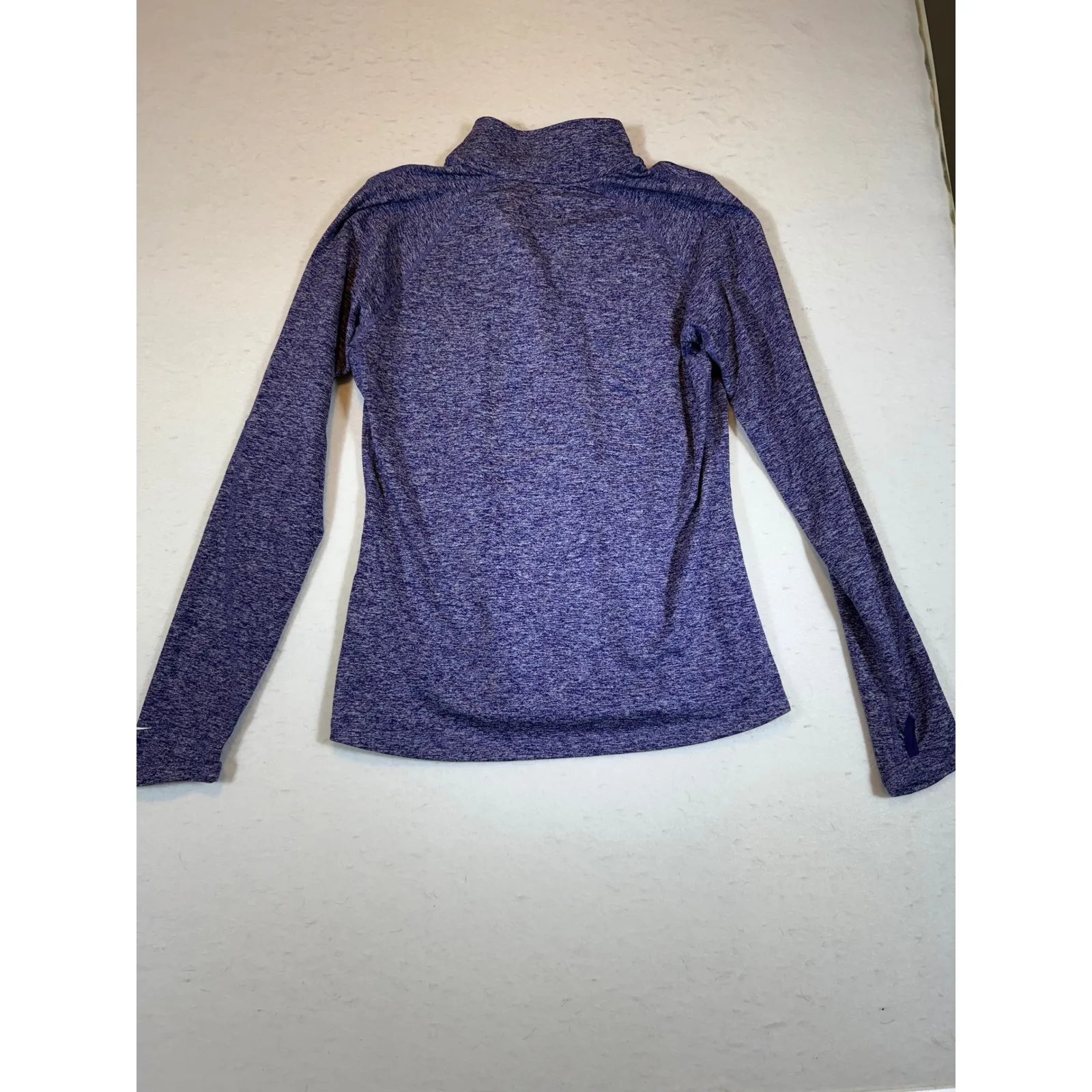 Nike Baltimore Ravens NFL Dri-FIT Quarter Zip Pullover  Women's Medium Purple - Image 2