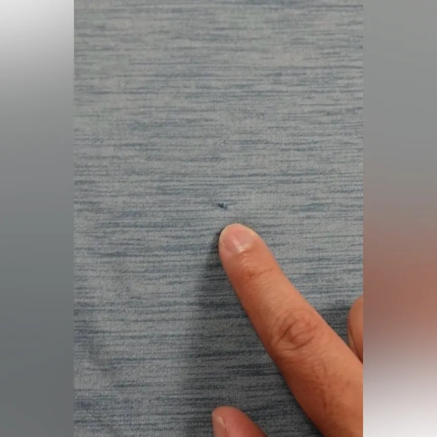 Nike Running Dri-Fit Long Sleeve Pullover; Blue/Gray; Medium - Image 7