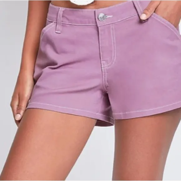 Ymi NWT,  Purple Bermuda Shorts Classic Tailored Design - Image 2