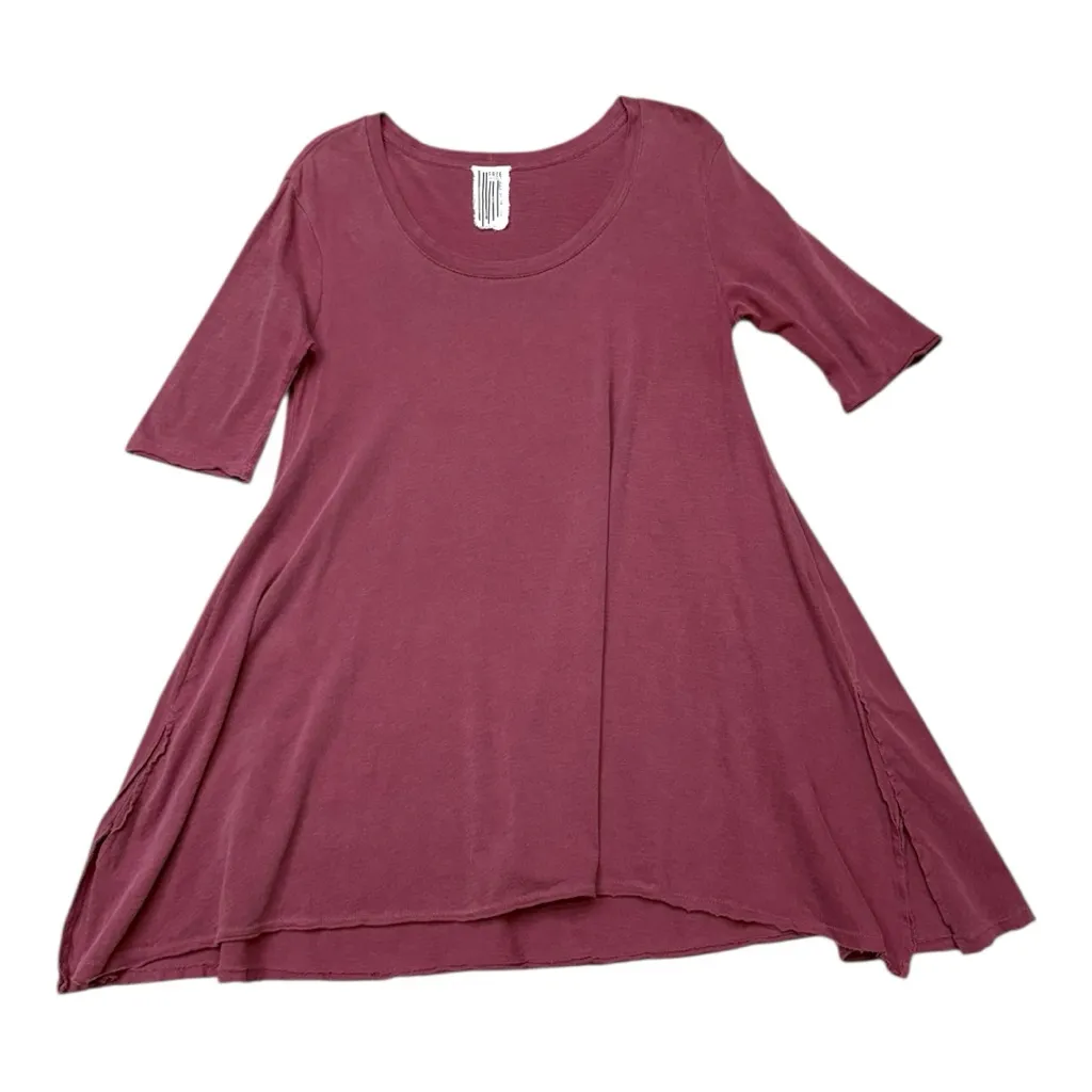 Vintage Free People Dusty Rose Cotton Scoop Neck Tunic Top Size Medium - Image 12