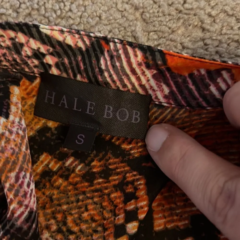 Hale bob red colorful romper small - Image 7