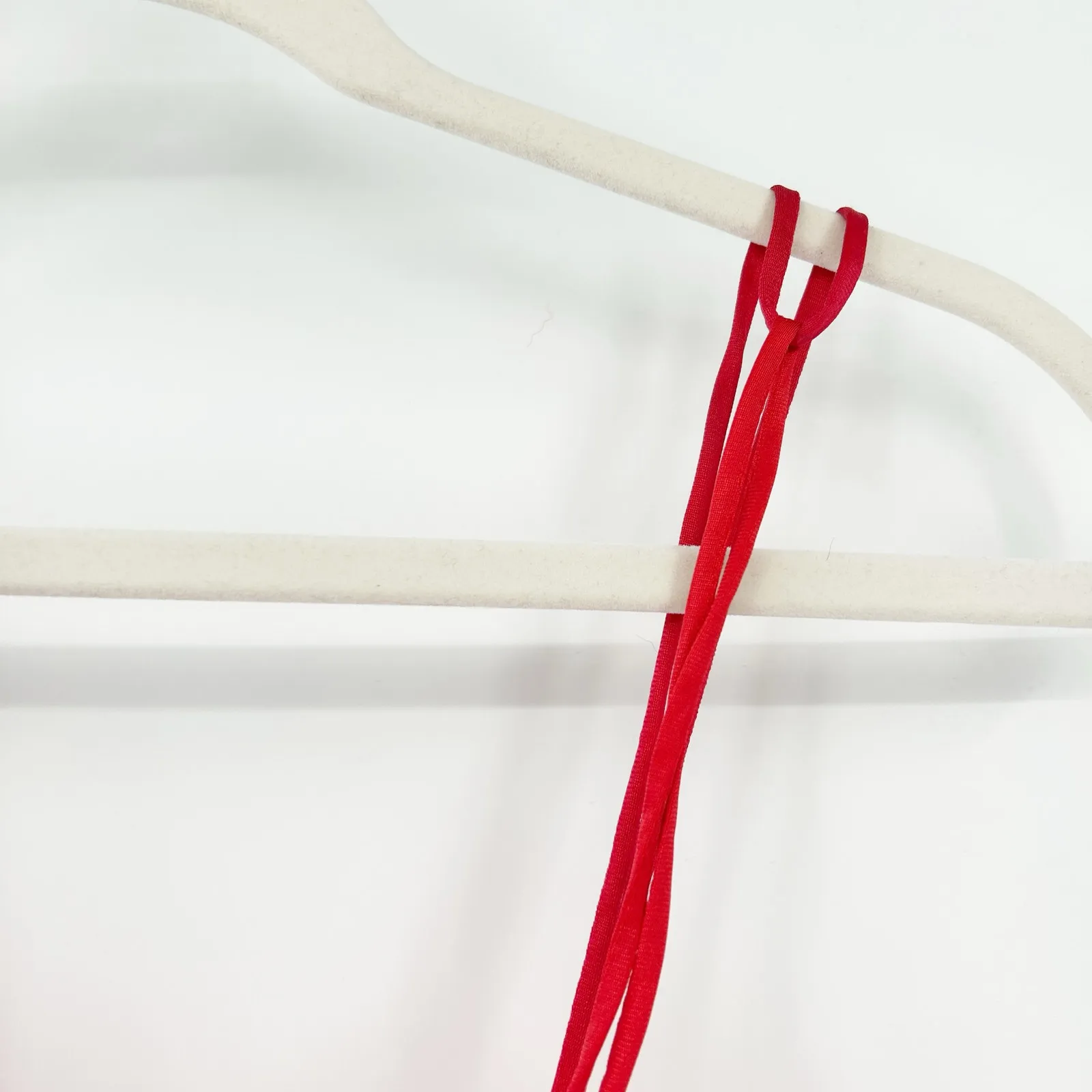 Kayser Lingerie VTG Y2K Romantic Coquette Lace Cami Baby Doll Top Size S‎ Red - Image 3